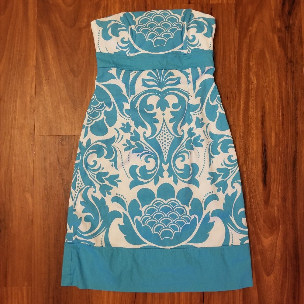 Windsor Tropical Strapless Dress